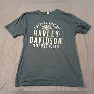 Harley-Davidson Teal Graphic Tee
